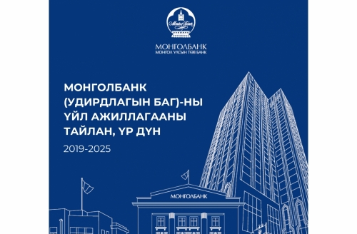 Монголбанк (Удирдлагын баг)-ны үйл ажиллагаа, үр дүнгийн тайлан /2019-2025/