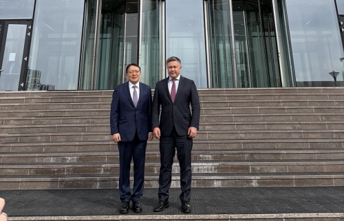 Монголбанкны Ерөнхийлөгч С.Наранцогт БНКУ-ын Үндэсний банкны Ерөнхийлөгч Тимур Сулейменовтой уулзлаа